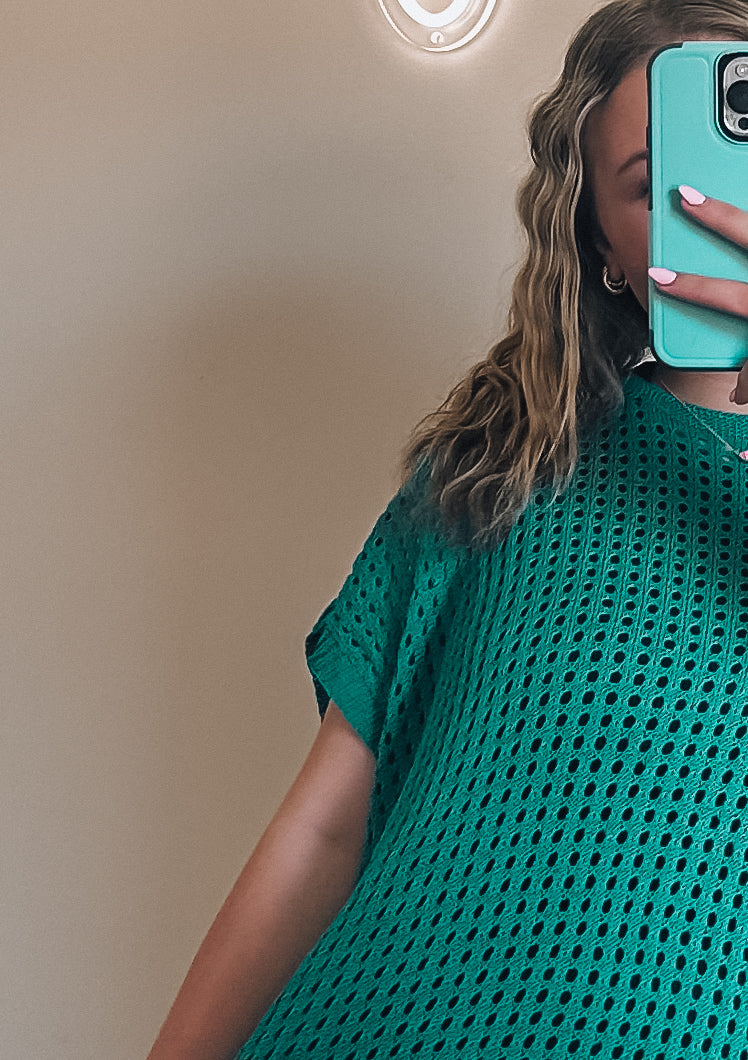Open Knit Top