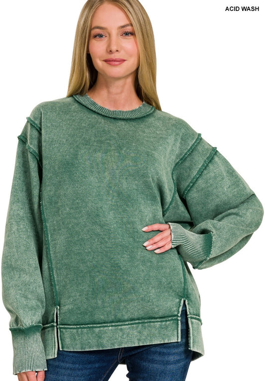 Acid Wash Sweatshirt