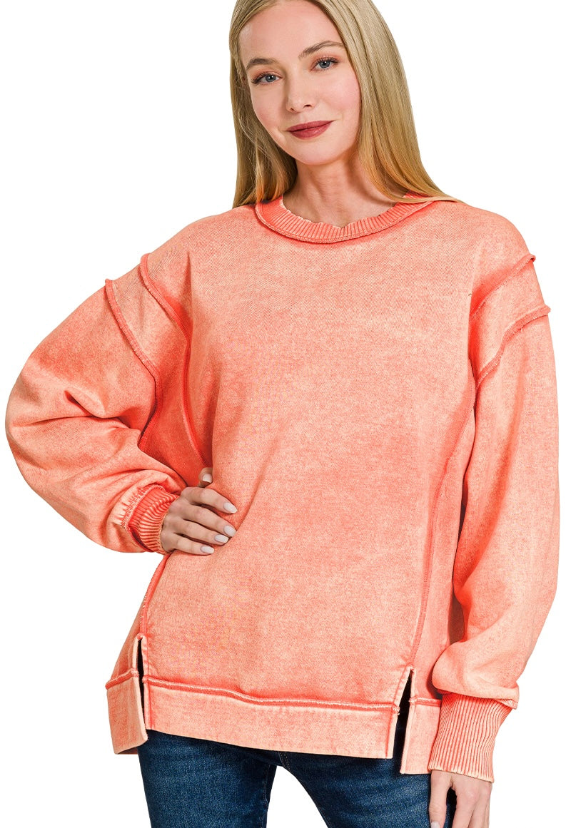 Acid Wash Sweatshirt