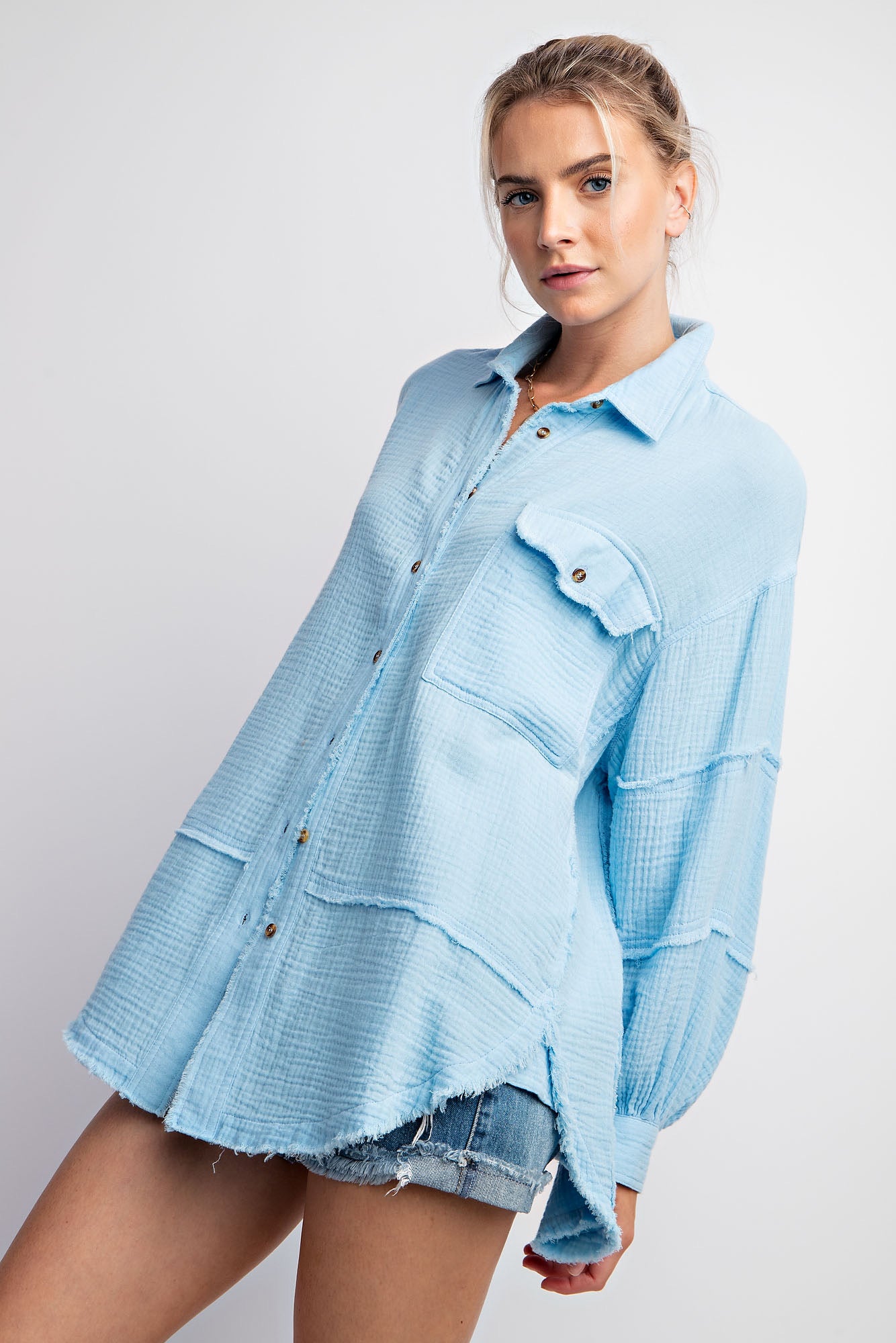 Cozy Button Up