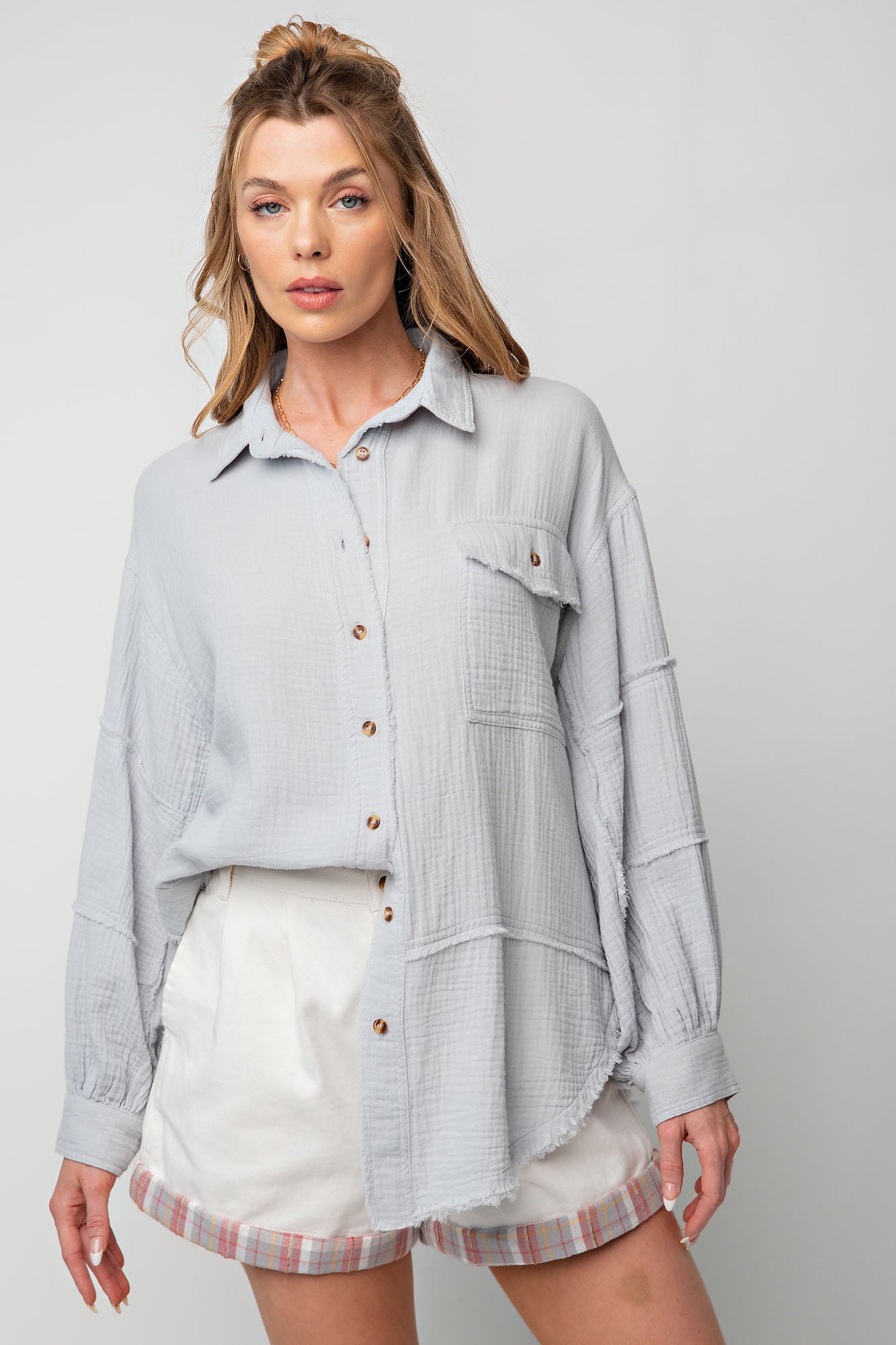 Cozy Button Up