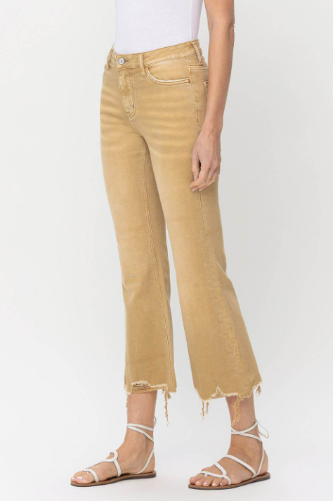 Flared Cropped Jeans
