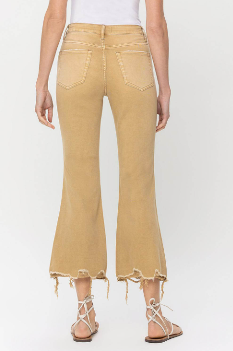 Flared Cropped Jeans