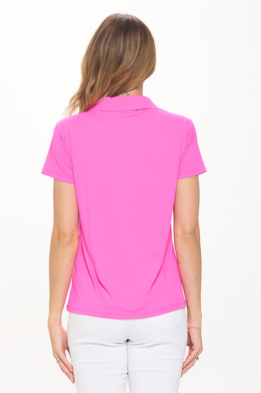 Bubblegum Polo Top