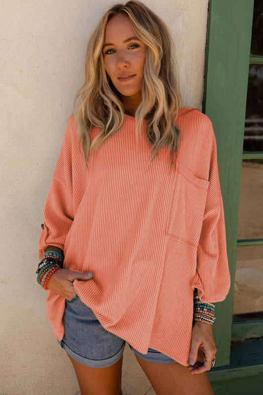 Sunset Vibes Ribbed Top