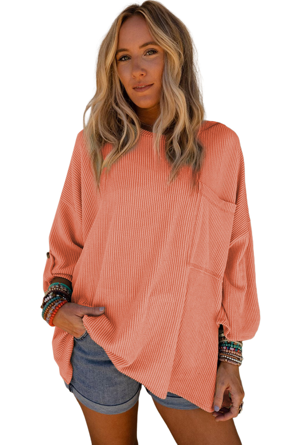 Sunset Vibes Ribbed Top