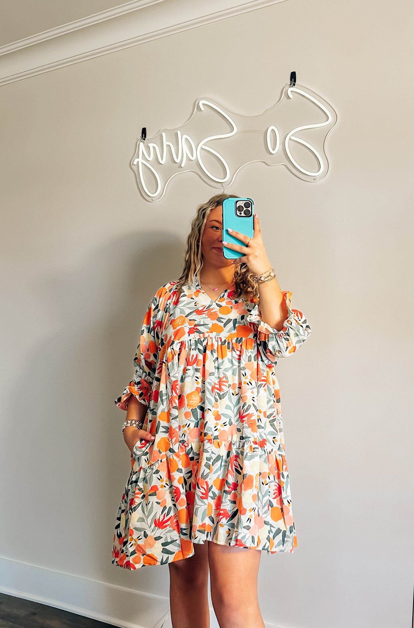 Peach Paradise Dress