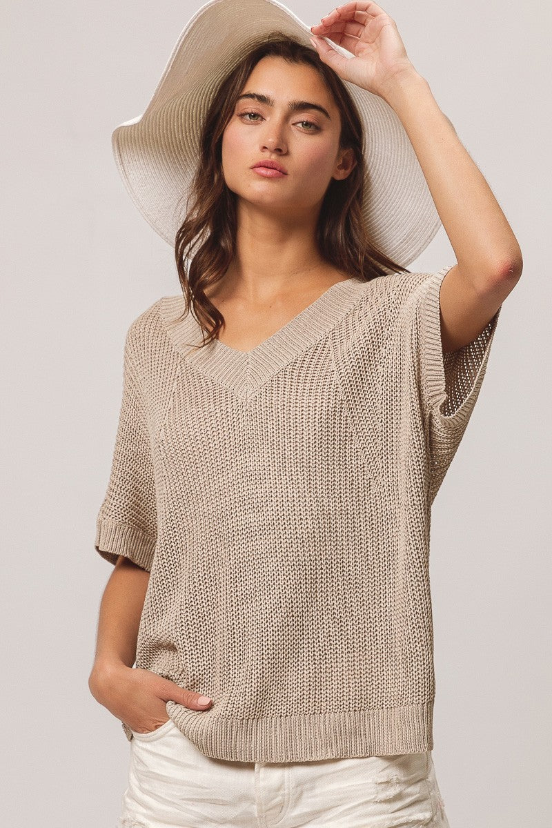 Dolman Sleeve Sweater Top