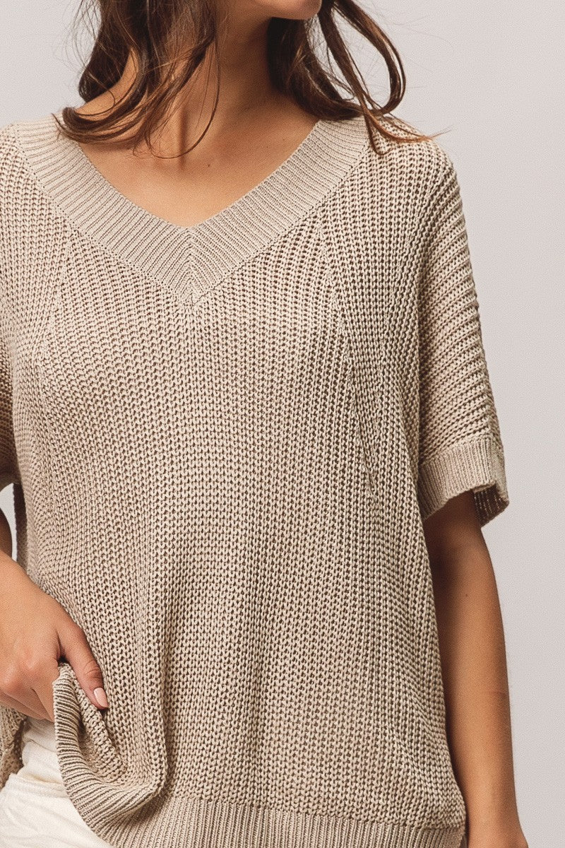 Dolman Sleeve Sweater Top