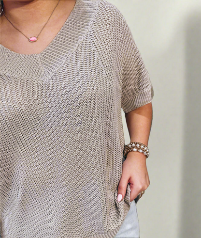 Dolman Sleeve Sweater Top - 2 colors
