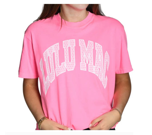 Lulu Mac Pink Polka Dot Tee