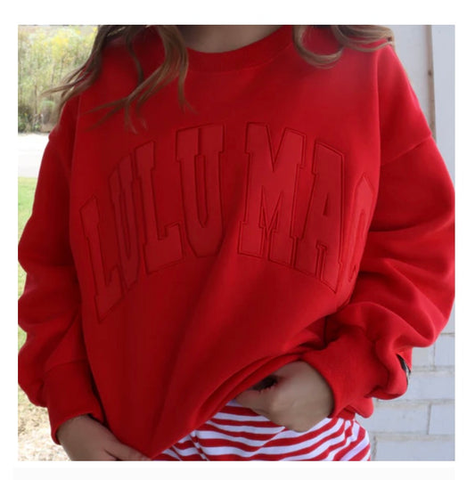 Lulu Mac Red Pullover