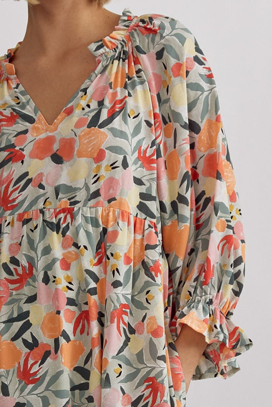 Peach Paradise Dress