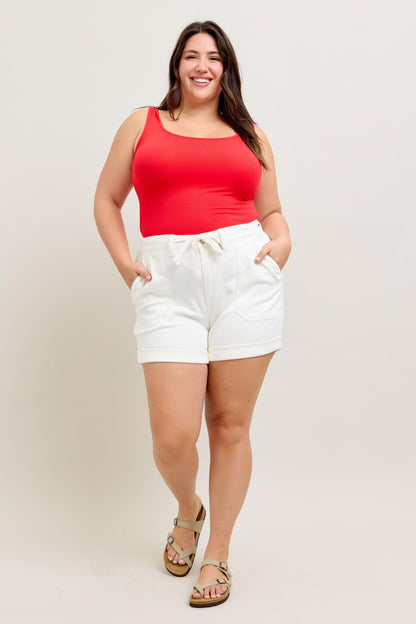 Judy Blue - High Waisted Jogger Shorts