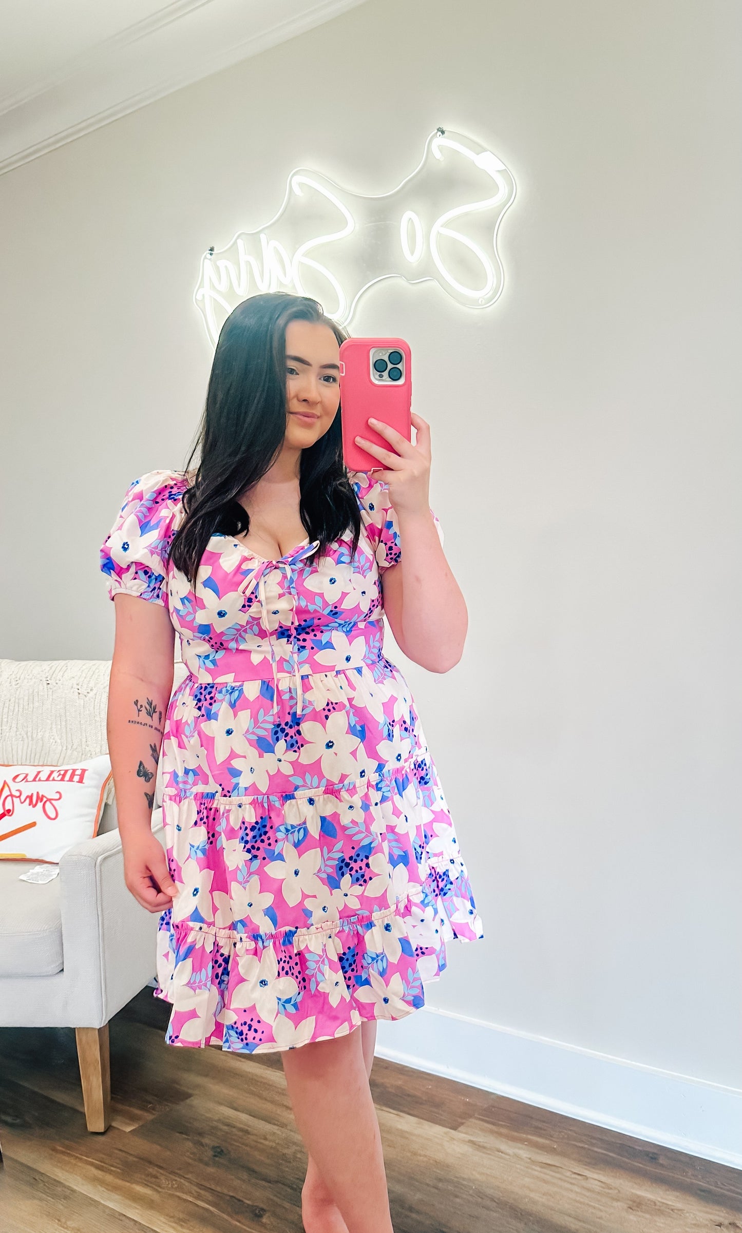 Summer Bloom Babydoll Dress
