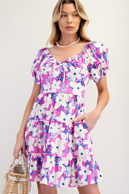 Summer Bloom Babydoll Dress - 2 colors