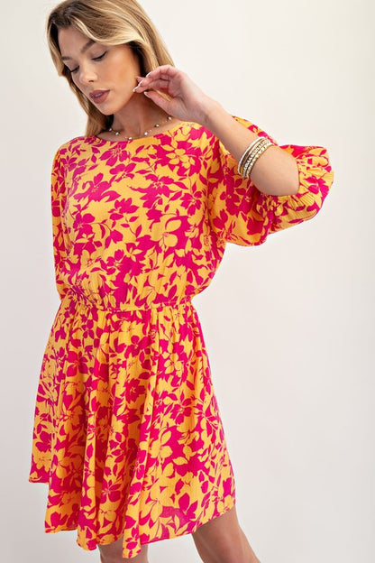 Peach Blossom Dress