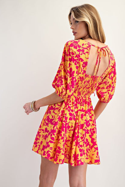 Peach Blossom Dress