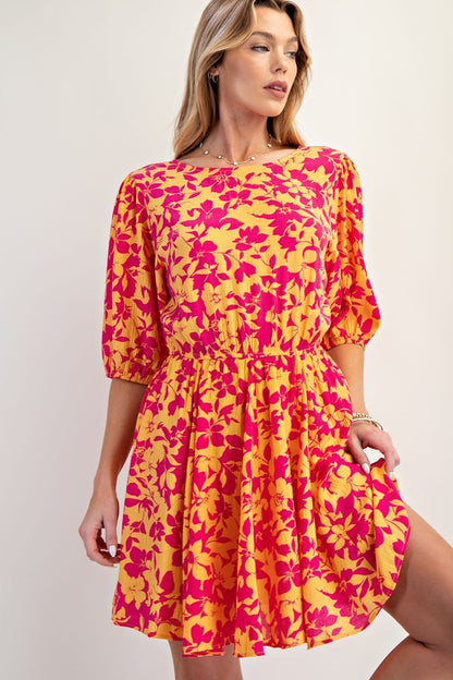 Peach Blossom Dress
