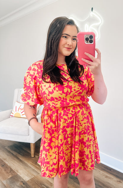 Peach Blossom Dress