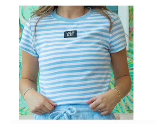 Lulu Mac Baby Doll Top - Light Blue